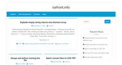Desktop Screenshot of icefront.info